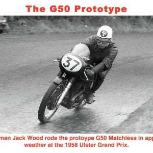 Jack Wood Matchless 1958 Senior Ulster Grand Prix Jack Wood Matchless 1958 Senior Ulster Grand Prix