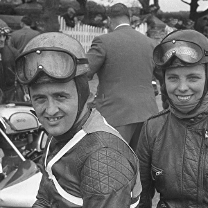 Jaques Drion / Inge Stoll Laforge; 1954 Sidecar TT
