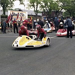 Jed Tennant & Maria Clarke (Suzuki) 1985 Sidecar TT