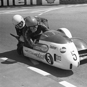 Jeff Gawley & Peter Sales (Konig) 1973 500cc Sidecar TT