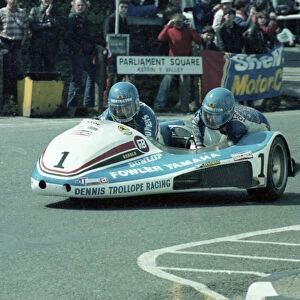 Jock Taylor & Benga Johansson (Fowler Yamaha) 1981 Sidecar TT