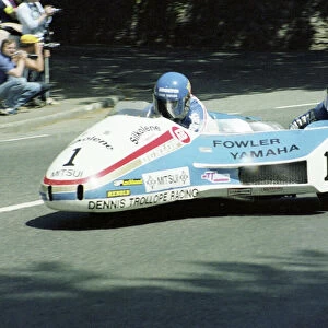 Jock Taylor at Braddan Bridge: 1982 Sidecar Race B
