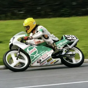 Joey Dunlop (Honda), 1992, Ultraleichtgewichtiges TT-Rennen Joey Dunlop (Honda), 1992, Ultraleichtgewichtiges TT-Rennen