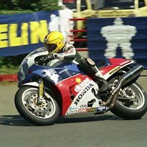 Joey Dunlop (Honda) at Ballacraine; 1988 Production B TT