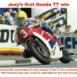 Joeys first Honda TT win