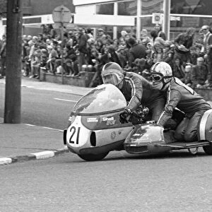 John Barker & Chris Emmins (BSA) 1974 750 Sidecar TT