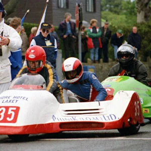 John Booth & Mike Cain (Honda) 1996 Sidecar TT