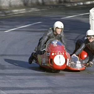 John Brandon & Cliff Holland (JCLS Honda) 1973 750 Sidecar TT