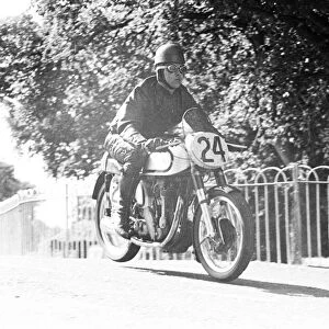 John Brookes (Norton) 1951 Junior Manx Grand Prix
