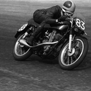 John Clark (AJS) 1955 Silverstone