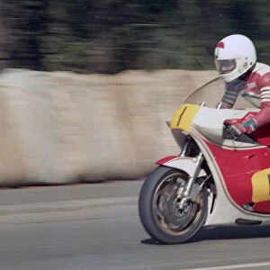 John Davis (Suzuki) 1987 Senior Manx Grand Prix