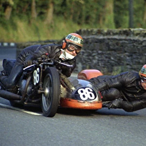 John Graham & P McKendrey (BSA) 1971 500 Sidecar TT