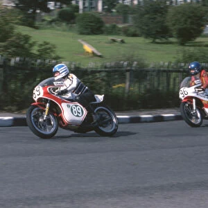 John Hannaford (Yamaha) and Ron Rowlands (Yamaha) 1978 Lightweight Manx Grand Prix