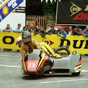 John Hartell and Nick Roche (Armstrong) 1988 Sidecar TT