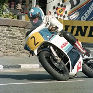 John McBride (Suzuki) 1987 Senior Manx Grand Prix
