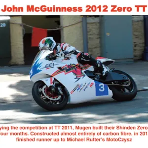 John McGuinness 2012 Zero TT Print John McGuinness 2012 Zero TT Print