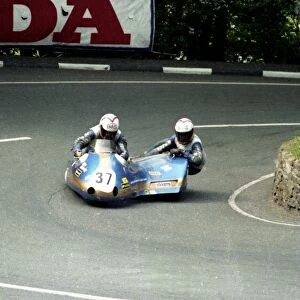 John Mulcahy & Stephen Mills (Suzuki) 1985 Sidecar TT