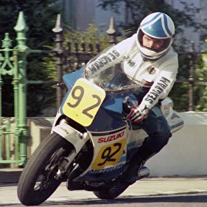 John Pollock (Suzuki) 1987 Senior Manx Grand Prix