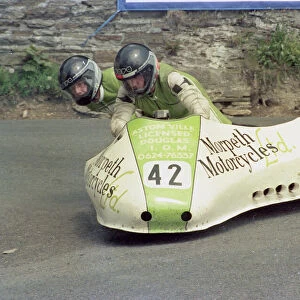 John Rutherford & Barrie Wallace (Kawasaki) 1986 Sidecar TT