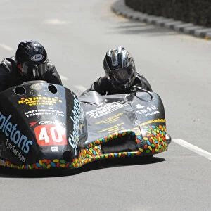 John Saunders & Loic Ansquer (MR Equipe Suzuki) 2008 Sidecar TT