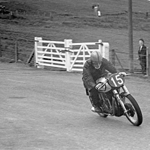 John Surtees; practice for 1953 TT
