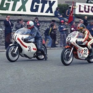 John Taylor (Suzuki) & Tom Herron (Yamaha) 1974 Formula 750 TT