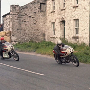 John Teare (Royal Enfield) and J McCullum (Royal Enfield) 1969 Southern 100