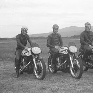 The Junior Norton team 1956 TT