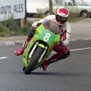 Karl Bell (Kawasaki) 1991 Lightweight Manx Grand Prix