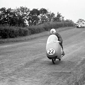 Keith Bryen (Guzzi) 1957 Junior Ulster Grand Prix