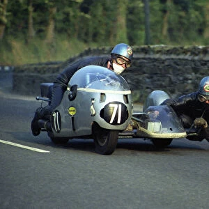 Keith Griffin & Malcolm Sharrocks (Triumph) 1971 500 Sidecar TT