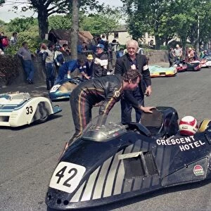 Keith Griffin and Peter Cain (Suzuki) 1987 Sidecar TT