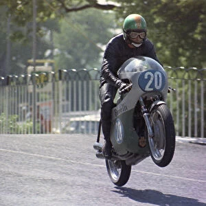 Kel Carruthers Benelli) At Ballaugh Bridge 1970 Junior TT