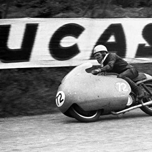 Ken Kavanagh (Guzzi) 1956 Junior TT