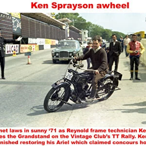 Ken Sprayson awheel