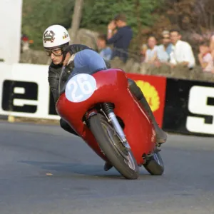 Ken Tilley (AJS) 1968 Junior Manx Grand Prix