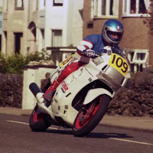 Kenny Harmer (Honda) 1987 Senior Manx Grand Prix