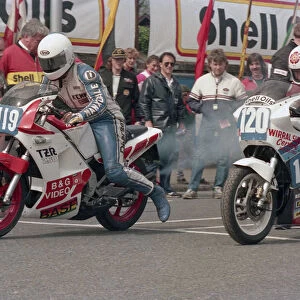 Kenny Harrison (Yamaha) & Jim Hodson (Suzuki) 1986 Production D TT