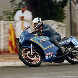 Kevin Newbery (Yamaha) 1987 Junior Manx Grand Prix