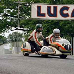Klaus Enders & Ralf Engelhardt (BMW) 1974 500 Sidecar TT