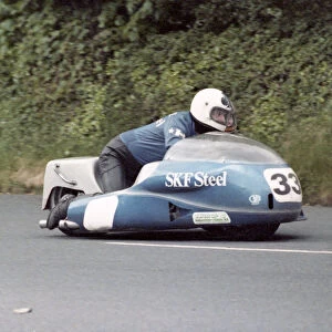 Lars Schwartz & Leif Gustavsson (LGMV Yamaha) 1983 Sidecar TT