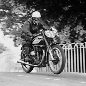 Len Parry (Norton) 1950 Senior TT