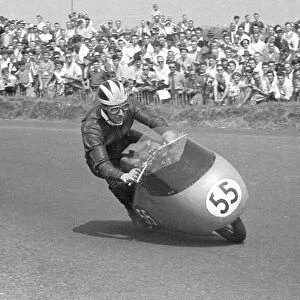 Bill Lomas (Guzzi) 1955 Senior Ulster Grand Prix