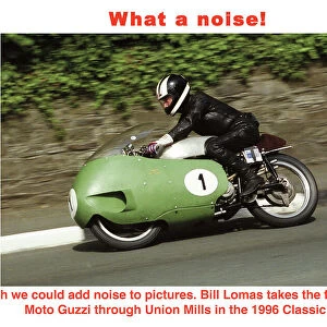 Bill Lomas Guzzi V-8 1996 TT Parade Lap