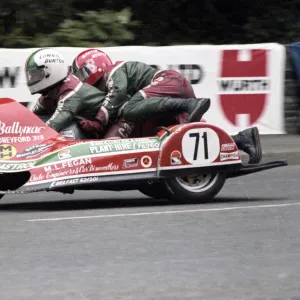 Lowry Burton & Martin Murphy (Anderson Yamaha) 1979 Sidecar TT