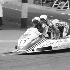 Lowry Burton & Martin Murphy (Greenline Yamaha) 1980 Sidecar TT