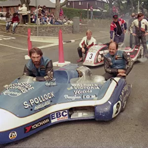 Lowry Burton & Pat Cushnahan (Yamaha) 1987 Sidecar TT