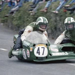 Mal White & Phil Spendlove (Rumble Yamaha) 1978 Sidecar TT