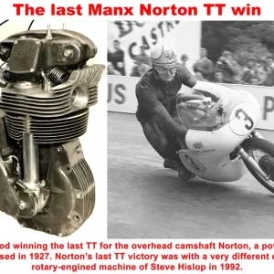 The Last Manx Norton TT Win Print The Last Manx Norton TT Win Print