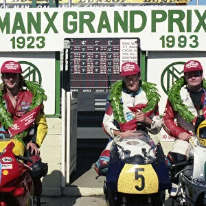 Marc Flynn (Honda) Michael Brown (Kawasaki) Peter Bell (Honda) 1993 Newcomers Manx Grand Prix